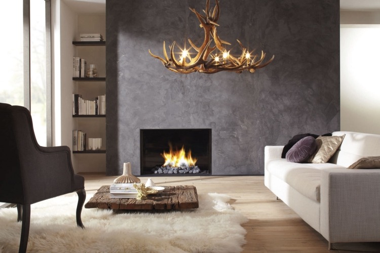 Cheminée design élégant en 48 idées exquises pour vous!