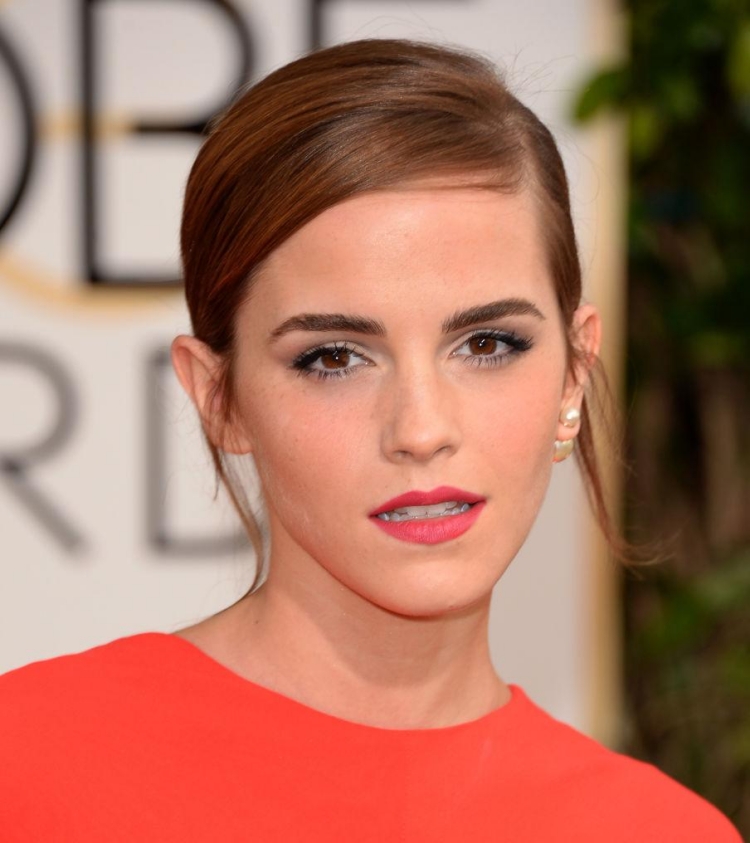 comment-bien-maquiller automne yeux dicrets lèvres corail Emma Watson