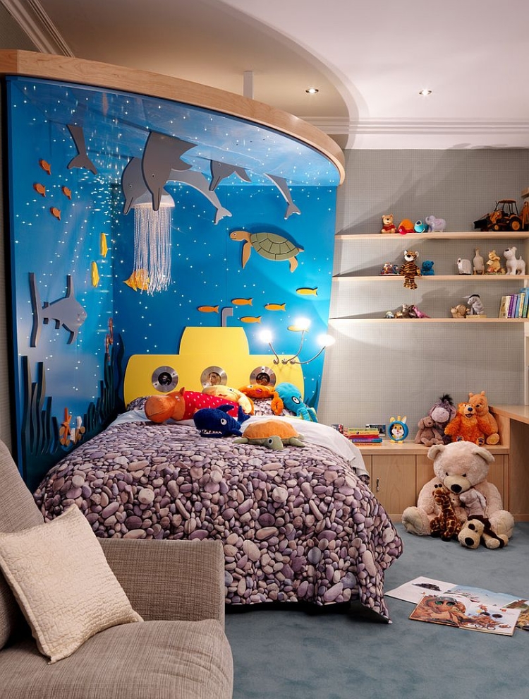 couleur-chambre-enfant-theme-marin-deco-murale-lits-jouets-pelouche