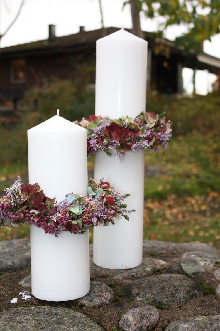 deco-automne-bruyère-erica-bougies-cylindriques-mini-couronnes-fleurs