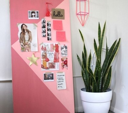 deco-chambre-ado-fille-mur-motivation-rose-collages-photos-DIY