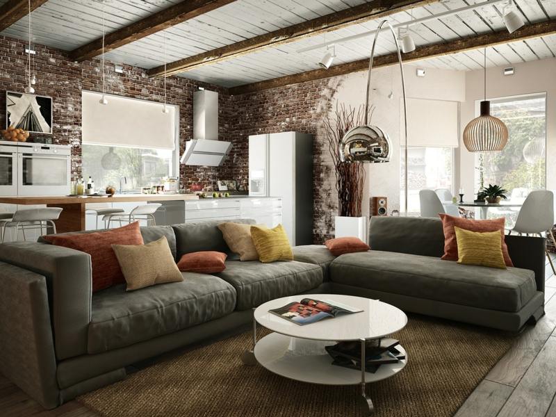 Déco loft une source d'inspiration inépuisable pour les artistes Grise cuisine inspiration