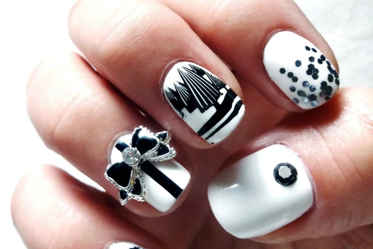 Déco ongles Noël et nouvel an - 50 idées d'ongles pour Noël et les fêtes