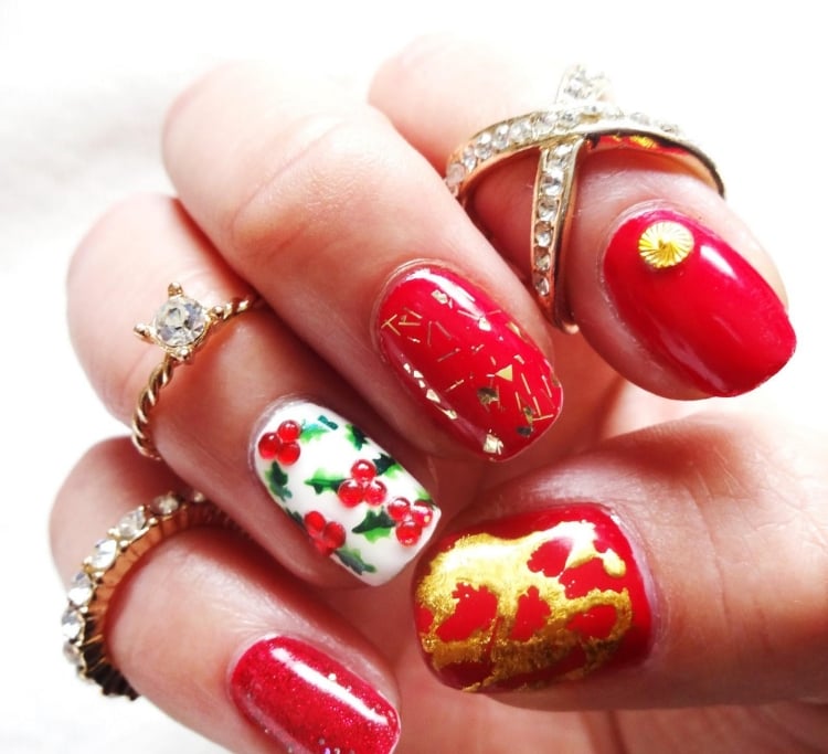 deco-ongles-noel-nouvel-an-base-rouge-couleur-or