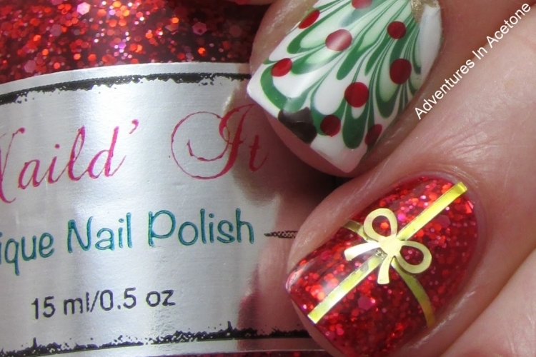 Déco ongles Noël et nouvel an - 50 idées d'ongles pour Noël et les fêtes