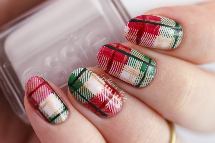 Déco ongles Noël et nouvel an - 50 idées d'ongles pour Noël et les fêtes