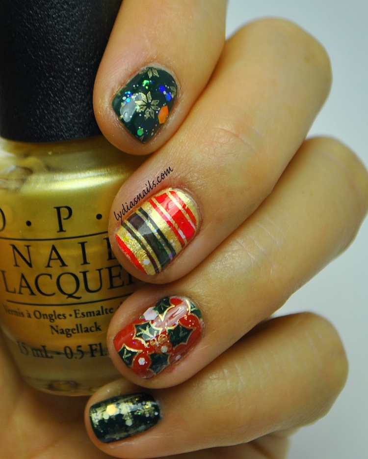 deco-ongles-noel-nouvel-an-rayures-vernis-paillette