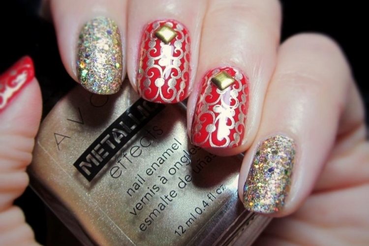 Déco ongles Noël et nouvel an - 50 idées d'ongles pour Noël et les fêtes