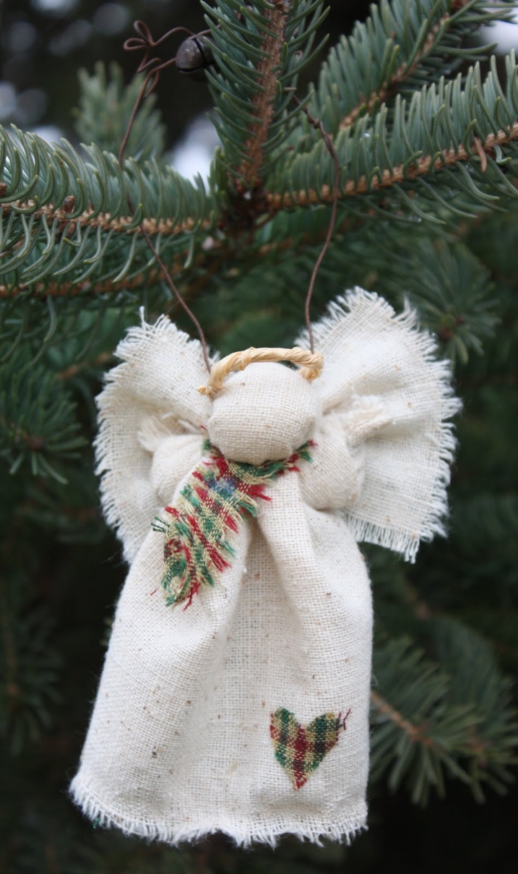 decoration-Noel-faire-soi-meme-pendentif-figurine-ange-papier décoration de Noël à faire soi-même
