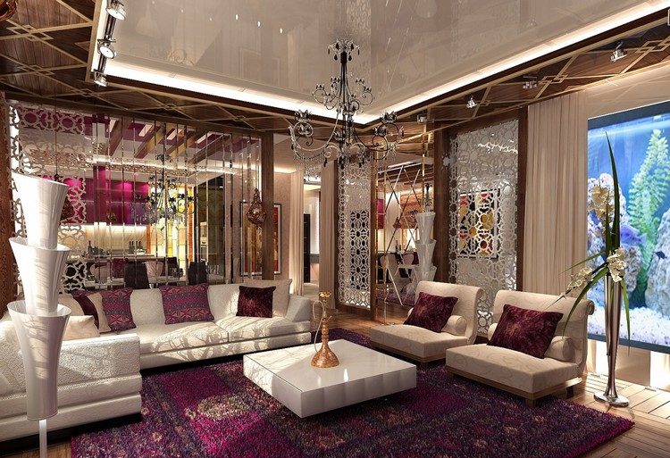 décoration-orientale-tapis-parquet-plafond