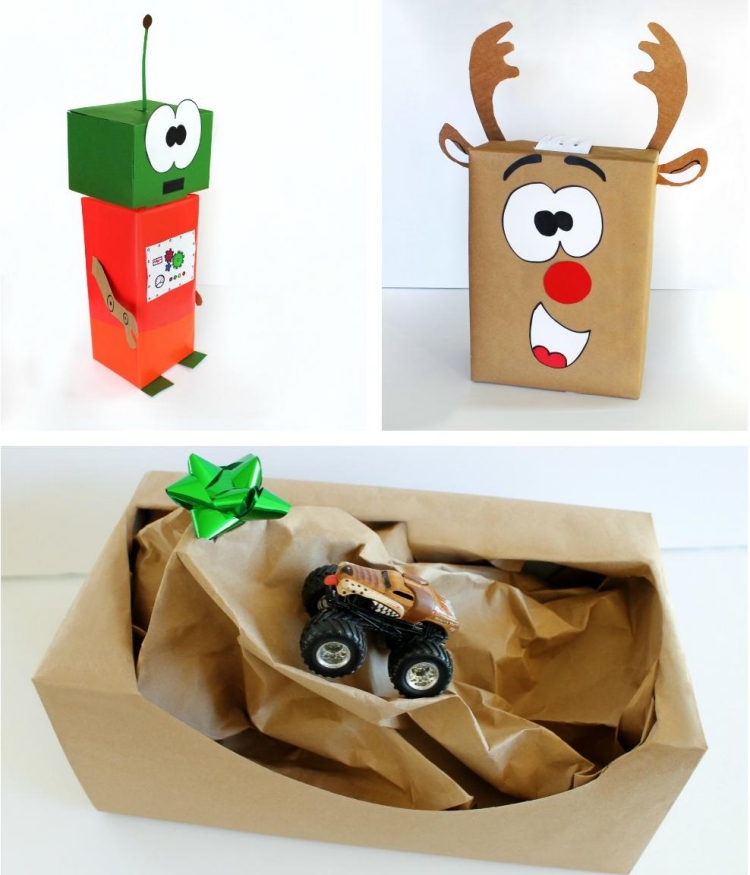 emballage-cadeau-original-amusant-cerf-robot-bricolage-enfants