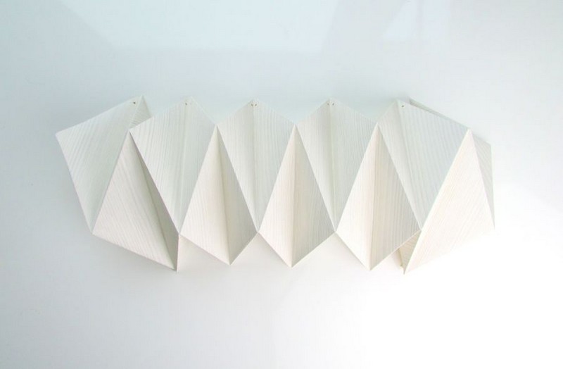 fabriquer-lampe-modèle-papier-peint-plié-perforé