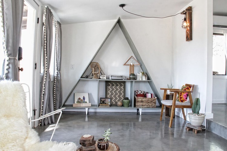 Intérieur style bohème – maison dans le désert de californie