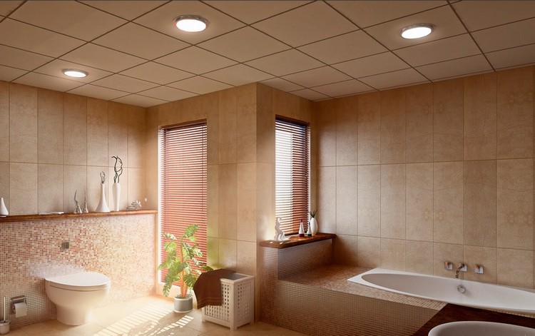 luminaire-salle-de-bains-baignoire-ovale-mosaique-carrelage-mural