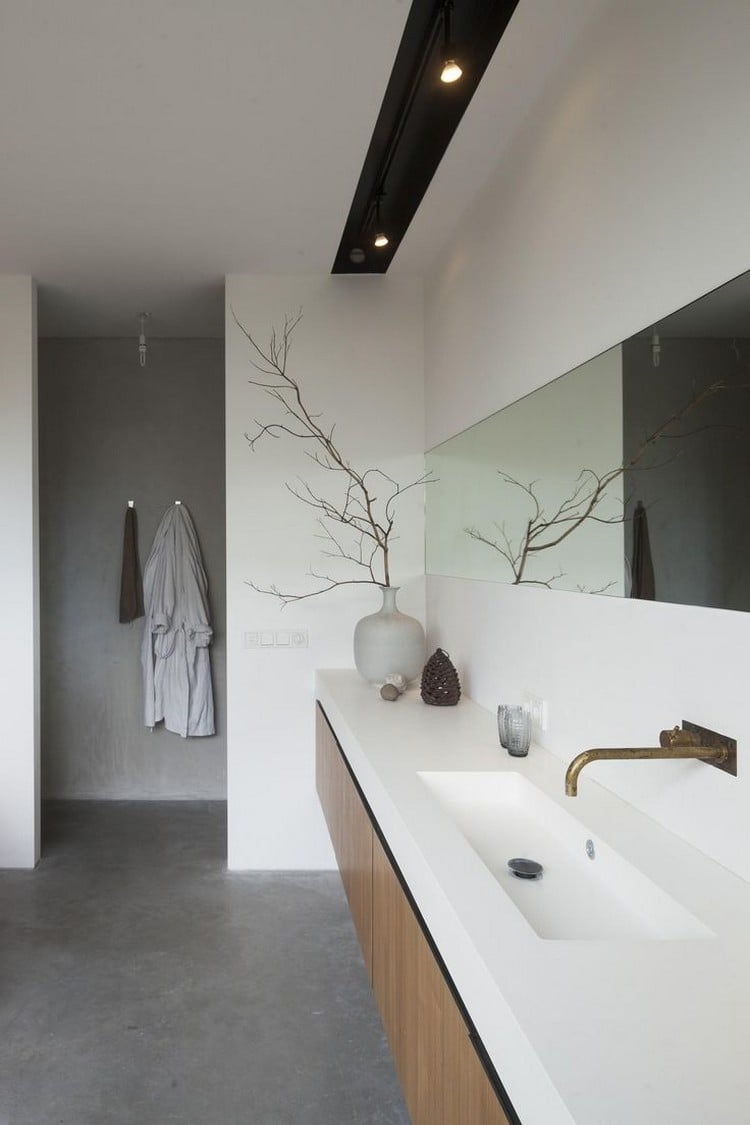 luminaire-salle-de-bains-sous-lavabo-bois-miroir-rectangulaire-peinture-murale