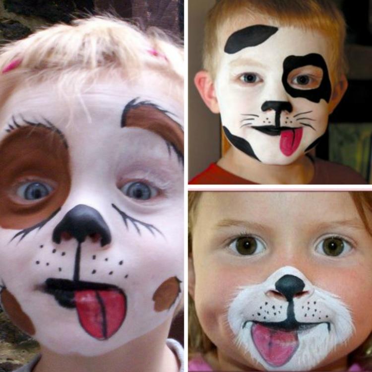 maquillage-Halloween-chat-enfant-visage