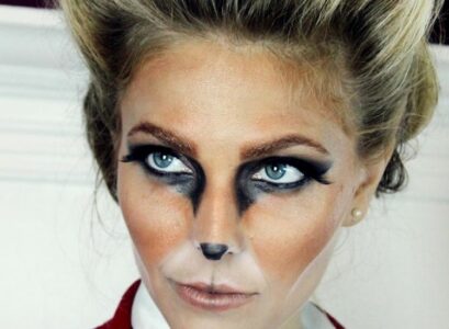 maquillage-Halloween-chat-visage-fard