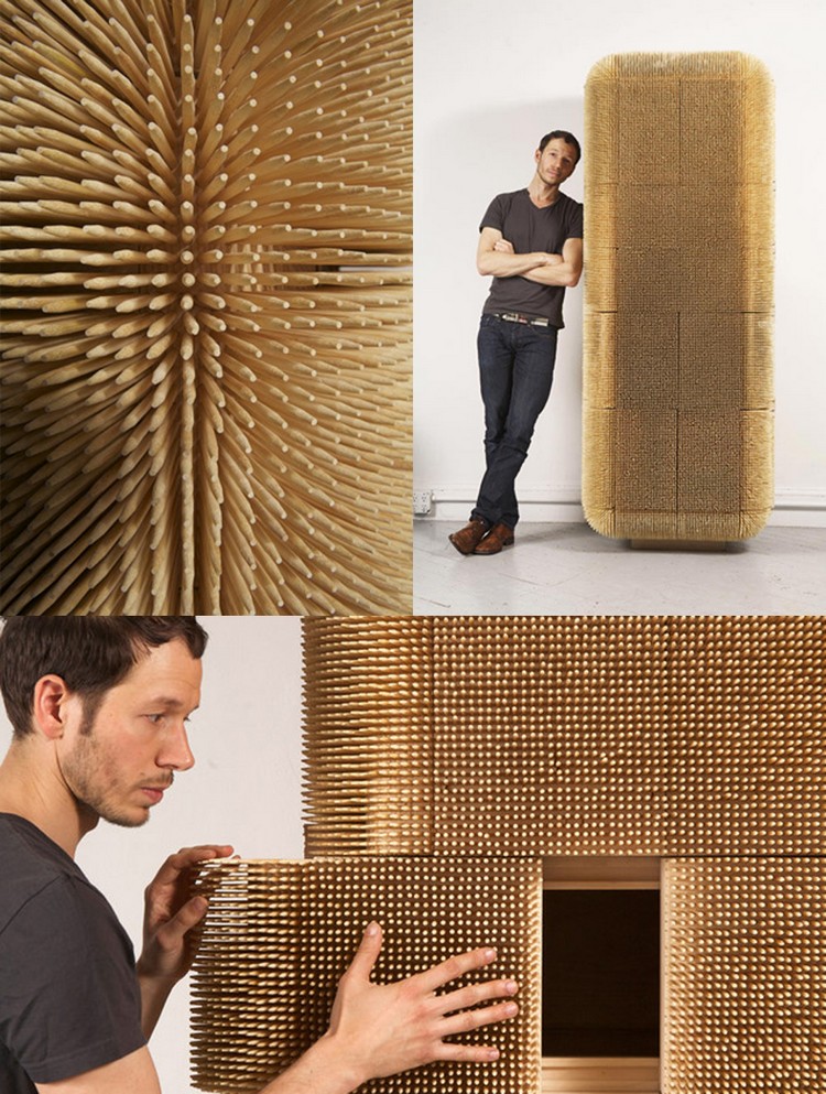 meuble-bambou-design exceptionnel- Magistral Sebastian Errazuriz