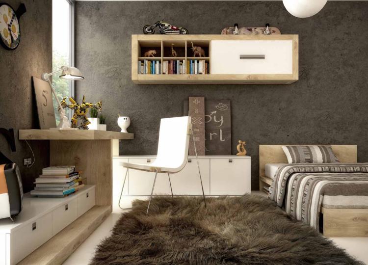 meuble-bureau-scandinave-chaise-plastique-tapis