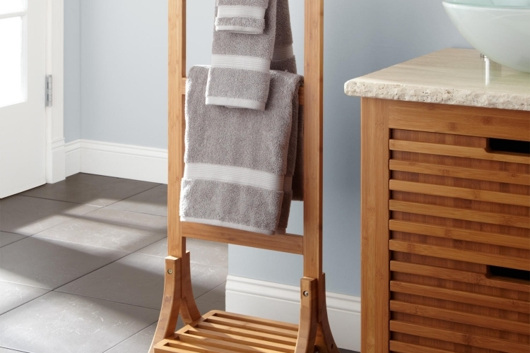 Meuble salle de bain bambou et accessoires en 50+ idées