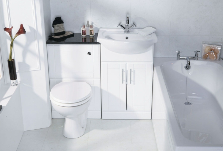 meuble vasque-salle-bain wc baignoire petit espace