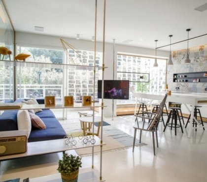 meubles-rangement-étagère-suspendue-plafond-pratique-esthétique