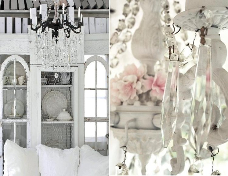 Déco et meubles shabby chic dans le salon – 55 idées vintage Décor Ancienne Banquette