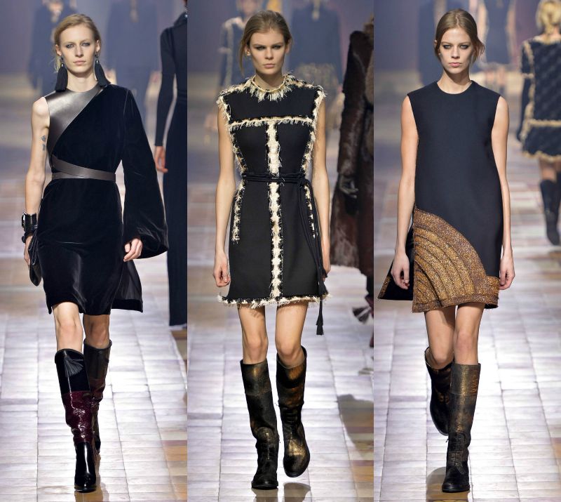mode-automne-hiver-2015-femme-robes-noires-noires-accents-or