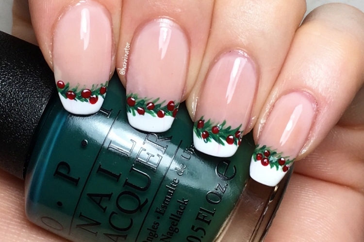 Déco ongles Noël et nouvel an - 50 idées d'ongles pour Noël et les fêtes