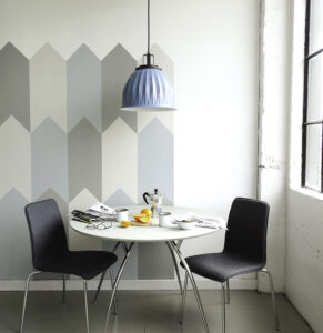 peinture intérieur artistique taupe gris bleu pastel beige