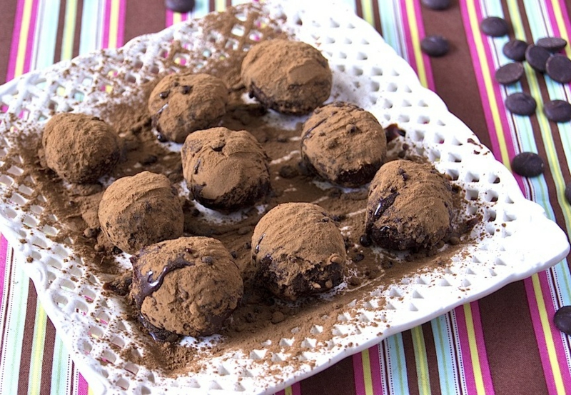 recette-repas-de-noel-vegetarien-truffes-chocolat
