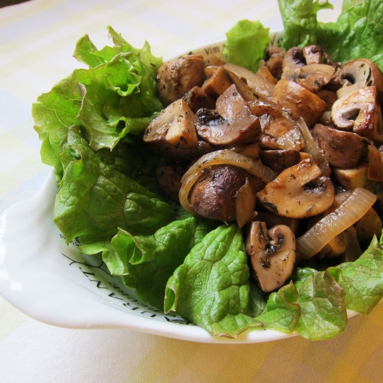 recette-végétarienne automnale rapide ragout champignons oignons