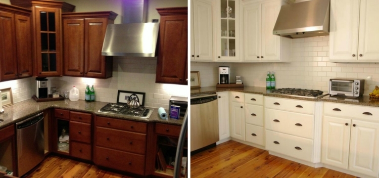 renovation-cuisine-armoire-hotte-aspirante-finition-brillante-revetement-sol-plancher-bois
