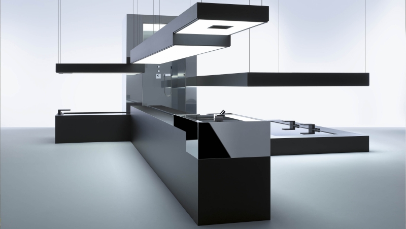 robinet-design-cuisine-noir-eclairage