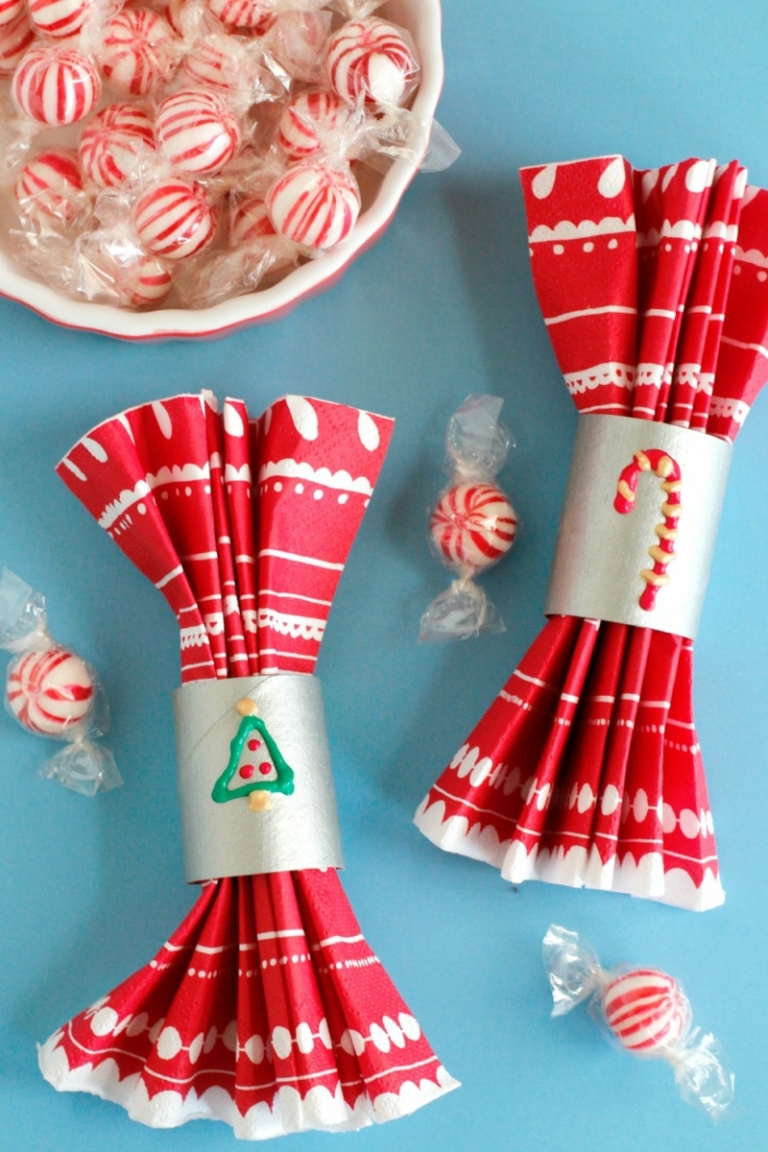 ronds-serviettes-fabriquer-enfants-brico-Noël-rouleaux-papier
