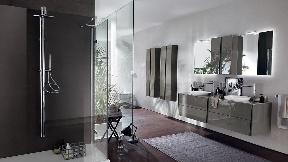 Salle de bain italienne 3 designs exquis par scavolini Meuble colonne double salle de bain