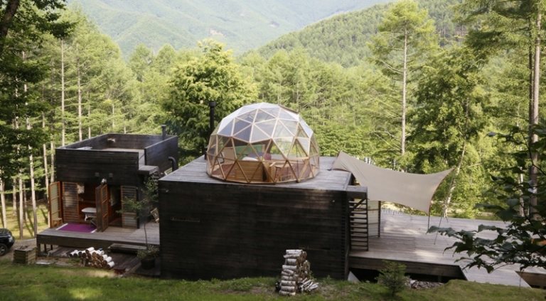 bardage-bois-intérieur-extérieur-terrasse-coupole-transparent