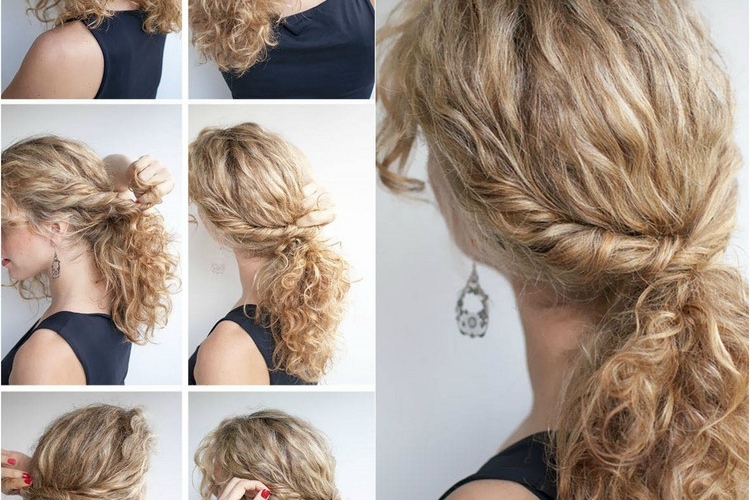 Coiffure cheveux bouclés naturellement - techniques et idées