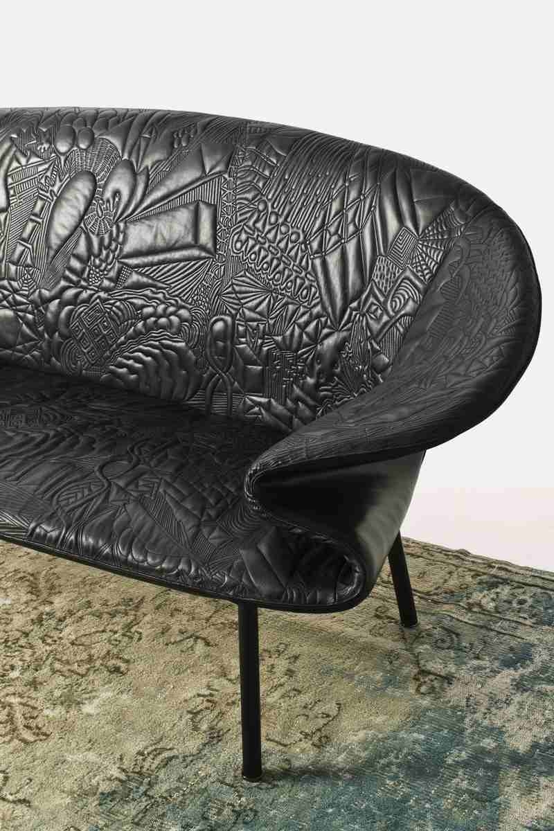 comment-nettoyer-canapé-cuir-canapé-design-moderne-cuir-noir-relief