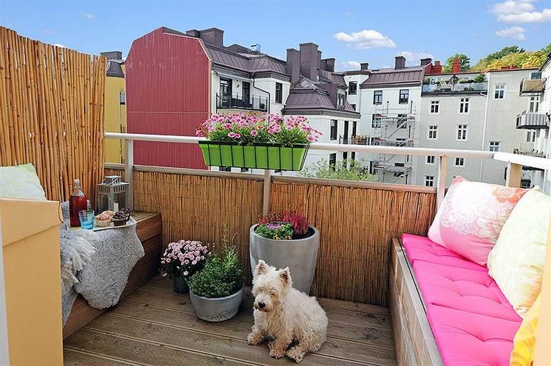 Décoration balcon et aménagement réussi 50 idées fraîches Rideau Balcone idee