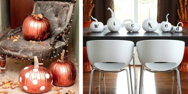 déco-Halloween-maison-citrouilles-colorées-oignons-motifs-blancs