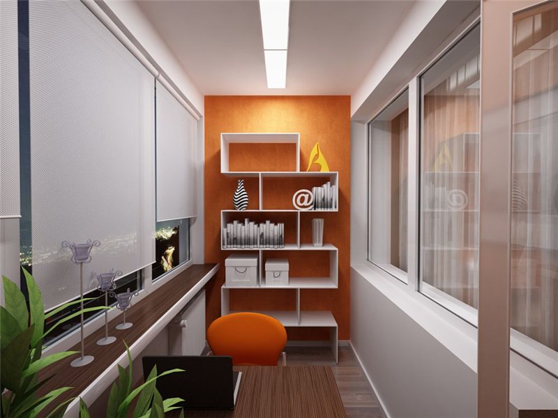 décoration-balcon-aménagé-bureau-domicile-home-office