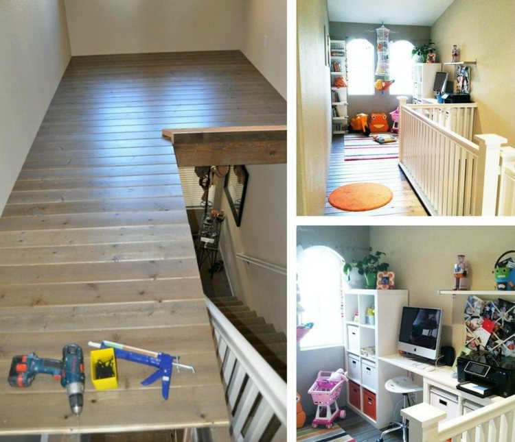 Escalier gain de place et idées grande hauteur sous plafond Bureau Escalier inspiration