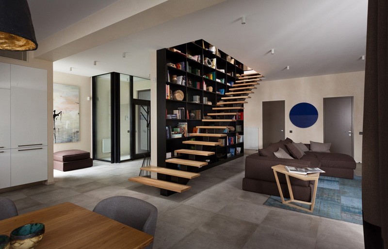 Escalier sans rampe, ni main courante en 12 designs cool Escalier désign Courante Main