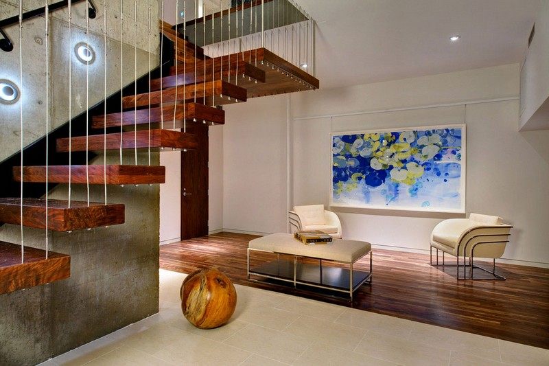 Escaliers en bois intérieur et extérieur–idées sur les designs Inspiration Garde Corps Escalier