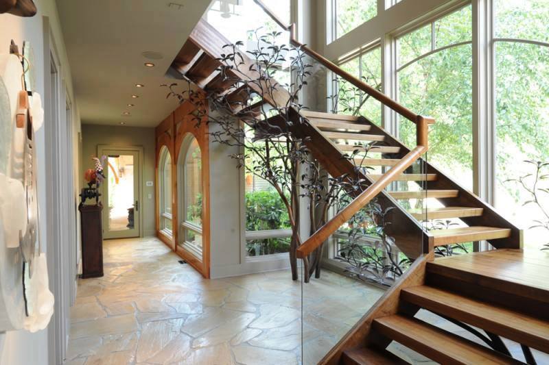 Escaliers en bois intérieur et extérieur–idées sur les designs Inspiration Garde Corps Escalier