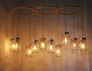 fabriquer-suspension-bases-anneaux-metal-bocaux-mason-verre