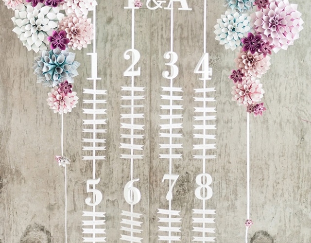 Idée plan de table mariage original- 55 designs faciles à imiter!