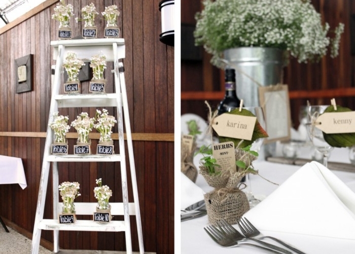 Idée plan de table mariage original- 55 designs faciles à imiter!