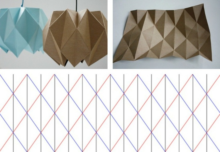 Lampe origami à faire soi même 10 designs créatifs ! Lustres désign Papier